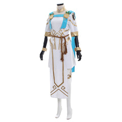 Halloweez Overwatch Mercy Victory Cosplay Outfit - Angela Ziegler Summer Games Edition - Halloweez