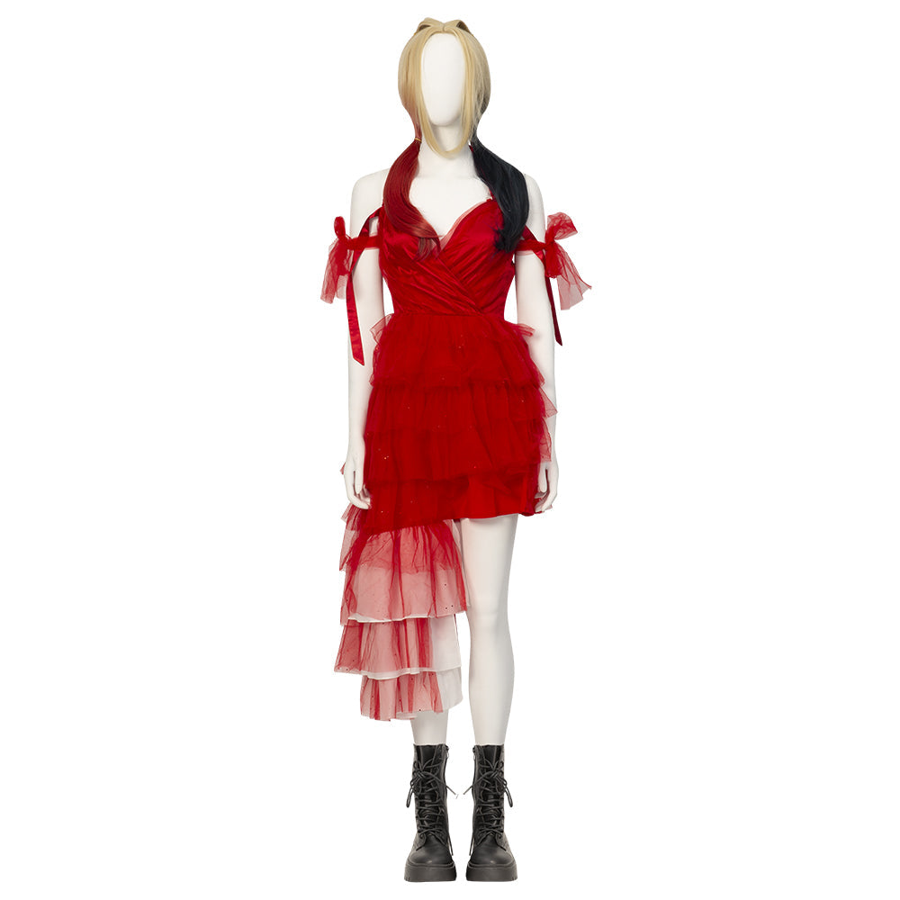 Halloweez Harley Quinn Costume - Unique Handmade Cosplay Dress for Women - Halloweez