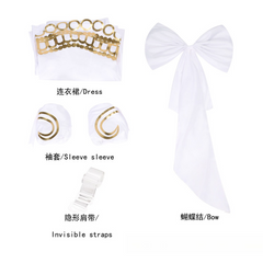 Sailor Moon Quiet Cosplay Dress Halloween Anime Roleplay Costume For Women - Halloweez