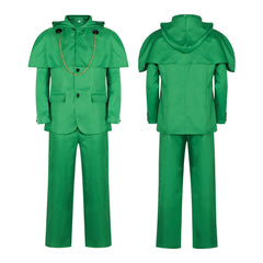 Avengers 5: Doomsday Doctor Doom Cosplay Green Suit Full Set - Premium Quality Movie Costume - Halloweez