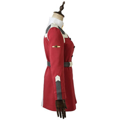 Halloweez Zero Two Cosplay Outfit - Darling in the Franxx Dress Uniform, Wig & Accessories for Women - Halloweez