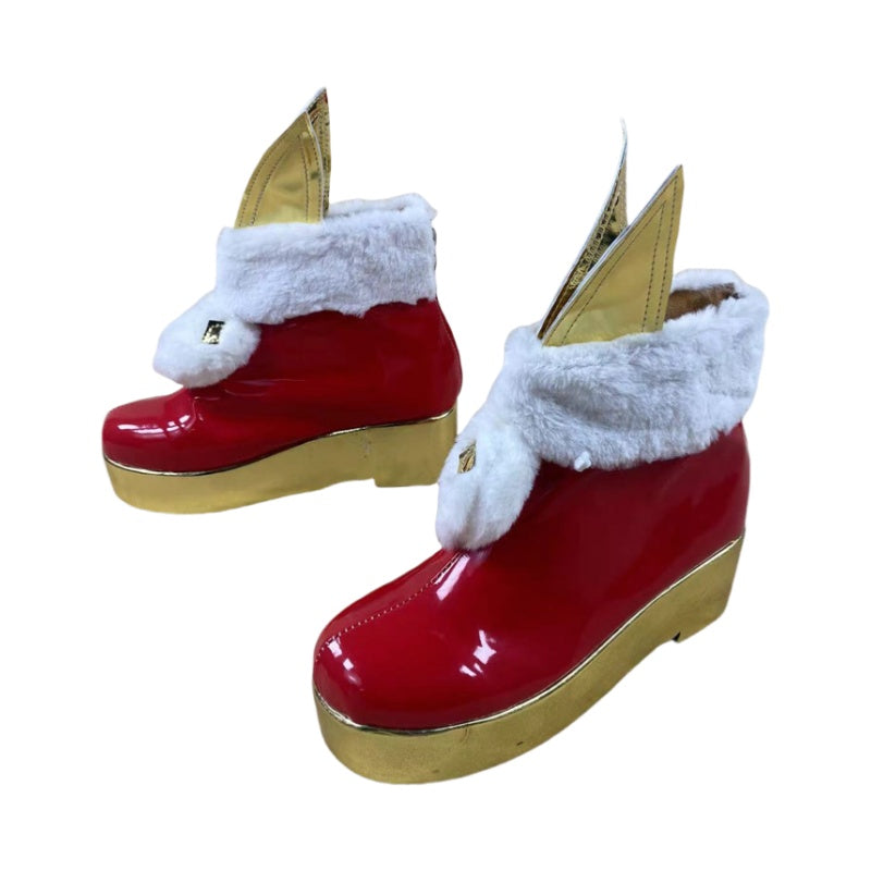 1877 League of Legends Gwen Chinese New Year Rabbit Cosplay Shoes for Anime Conventions - Halloweez