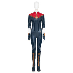 Halloweez Captain Marvel II Carol Danvers Battle Suit Cosplay Costume Set - Halloweez