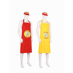 Breaking Bad LOS Pollos Hermanos Apron Hat Cosplay Costume - TV Series Outfit - Halloweez
