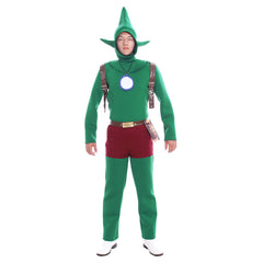 Halloweez Princess Zelda Link Cosplay Costume – Enchanting Green Fairy Adventure Outfit for Enthusiasts - Halloweez