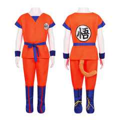 Halloween COS Costume Dragon Ball Super Saiyan Son Goku Children's Performance 2D Anime Costume - Halloweez