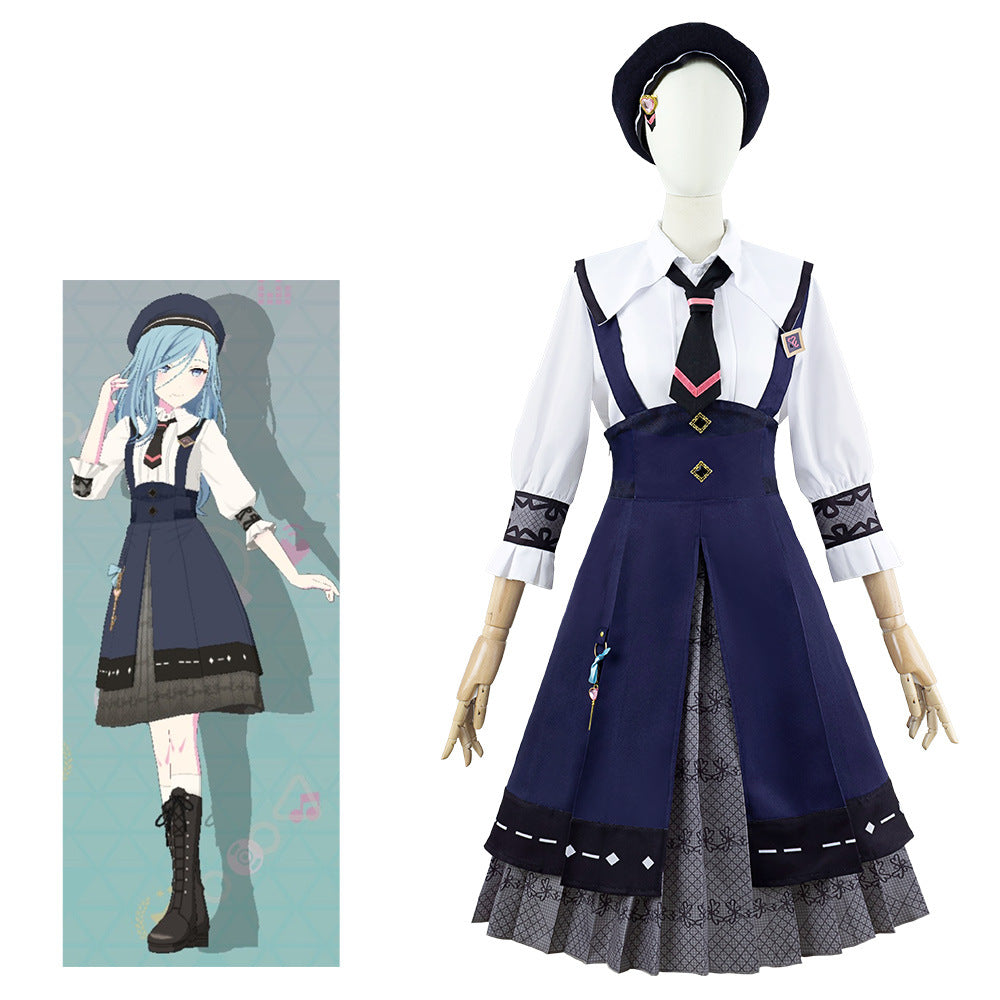Project Sekai Hinomori Shizuku Cosplay Costume Anime Dress - Halloweez