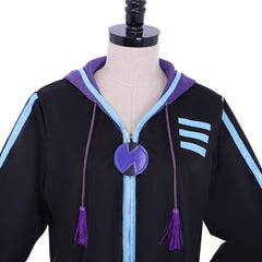 Halloweez Purple Heart Hoodie Cosplay Costume - Inspired by Hyperdimension Neptunia - Halloweez