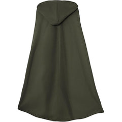 Custom Medieval Cloak with Leaf Necklace Brooch - Performance Costume - Halloweez