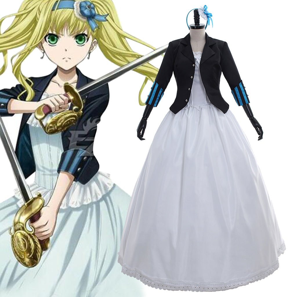 Elegant Halloweez Black Butler Elizabeth Midford Deluxe Cruise Cosplay Costume - Halloweez