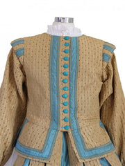 Elegant Halloweez Tudor Prince Costume - Medieval Renaissance King Outfit with Doublet & Pants - Halloweez