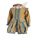 Elegant Halloweez Tudor Prince Costume - Medieval Renaissance King Outfit with Doublet & Pants - Halloweez