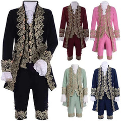 Elegant Victorian King Prince Costume for Men – Luxurious Halloweez Theater Cosplay Suit - Halloweez