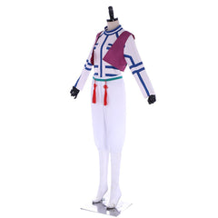 Halloweez Demon Slayer Akaza Wig - Upper Moon Three Cosplay Outfit - Halloweez