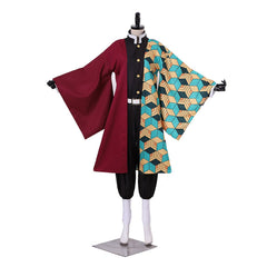 Halloweez Demon Slayer Giyuu Cosplay Kimono Robe Uniform Outfit - Halloweez