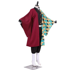 Halloweez Demon Slayer Giyuu Cosplay Kimono Robe Uniform Outfit - Halloweez