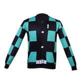 Halloweez Kamado Tanjirou Cosplay Zip-Up Jacket - Premium Anime Costume - Halloweez