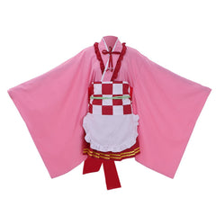 Halloweez Kanroji Mitsuri Cosplay Outfit - Authentic Japanese Kimono Lolita Dress - Halloweez
