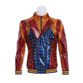 Halloweez Descendants 2 Cosplay Costume - Men and Kids Punk Leather Jacket with Studded Coat - Halloweez