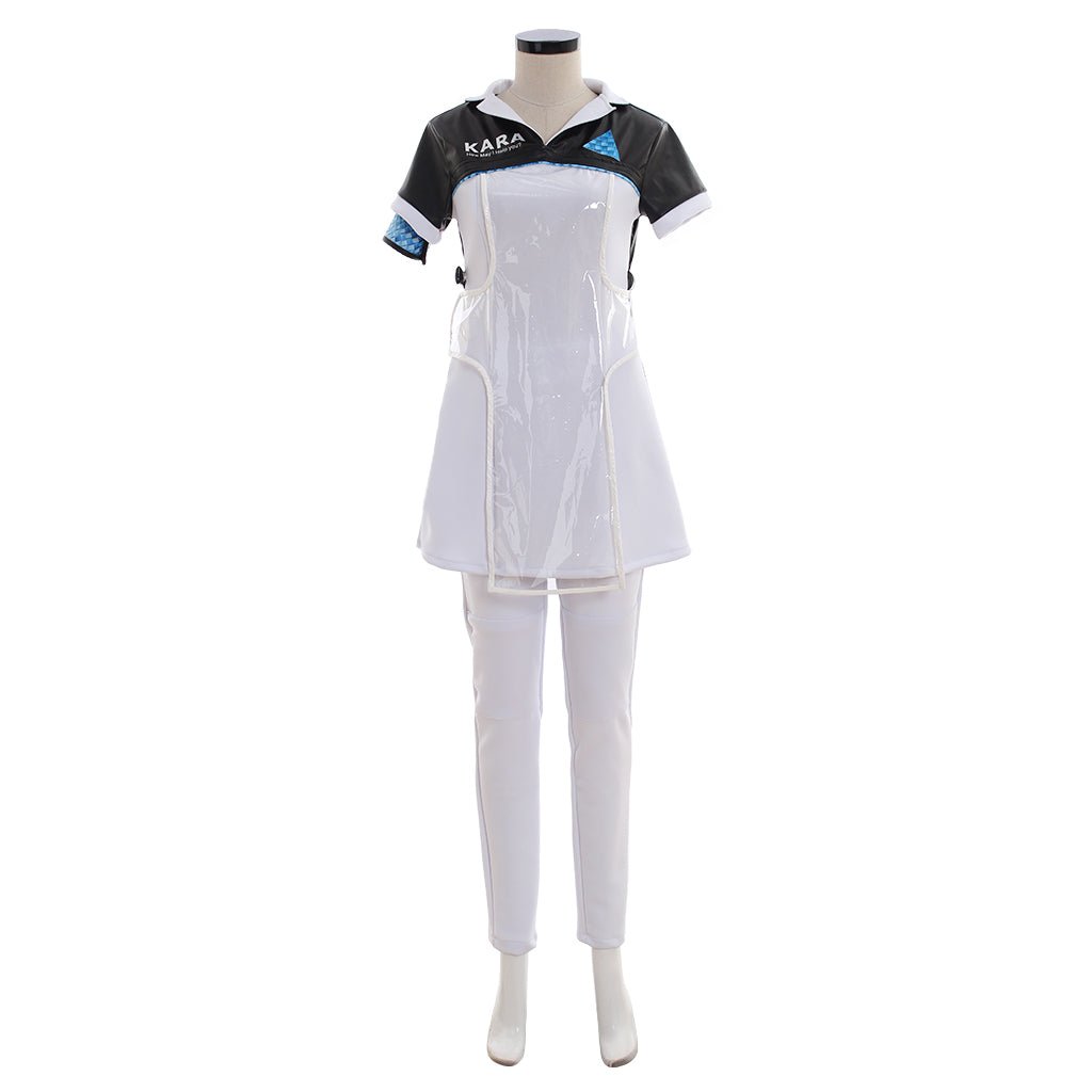 Halloweez Detroit: Become Human Connor KARA AX400 Cosplay Costume | Girls Agent Uniform - Halloweez