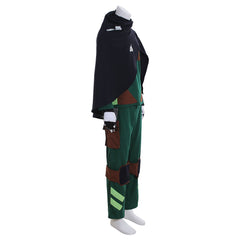 Halloweez Detroit: Become Human Ralph Cosplay Costume - Green Uniform for Adult Men | Full Set - Halloweez