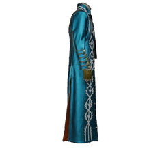 Halloweez Vergil Leather Trench Coat - Premium Devil May Cry Cosplay for Halloween - Halloweez