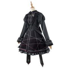 World Project PJSK Mafuyu Asahina Cosplay Costume Anime Dress Outfit for Women - Halloweez