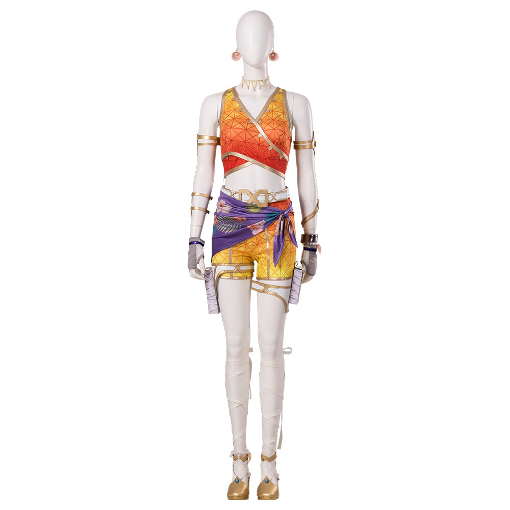 Halloweez Apex Legends Cosplay Outfit - Alluring Gaming Apparel for Enthusiasts & Gatherings - Halloweez