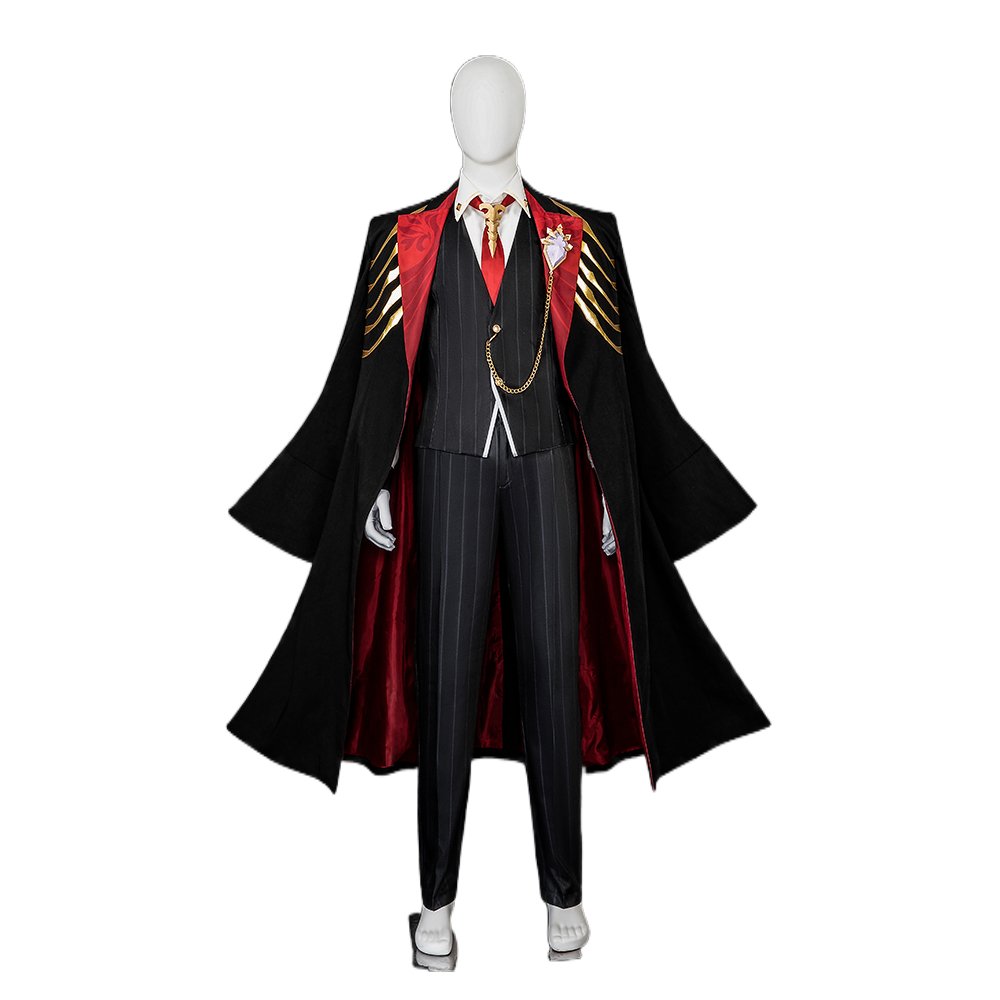 Halloweez Duke Inferno Costume - Immerse in Honkai Star Rail Game Cosplay with Crown - Halloweez
