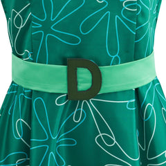 Halloweez Disgust Cosplay Dress | Premium Green Adult Outfit for Women | Perfect for Halloween and Birthday Parties - Halloweez
