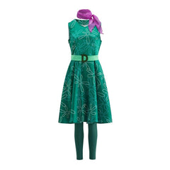 Halloweez Disgust Cosplay Dress | Premium Green Adult Outfit for Women | Perfect for Halloween and Birthday Parties - Halloweez