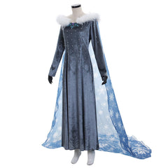 Halloweez Elsa Velvet Princess Dress | Women’s Cosplay & Performance Costume for Halloween - Halloweez