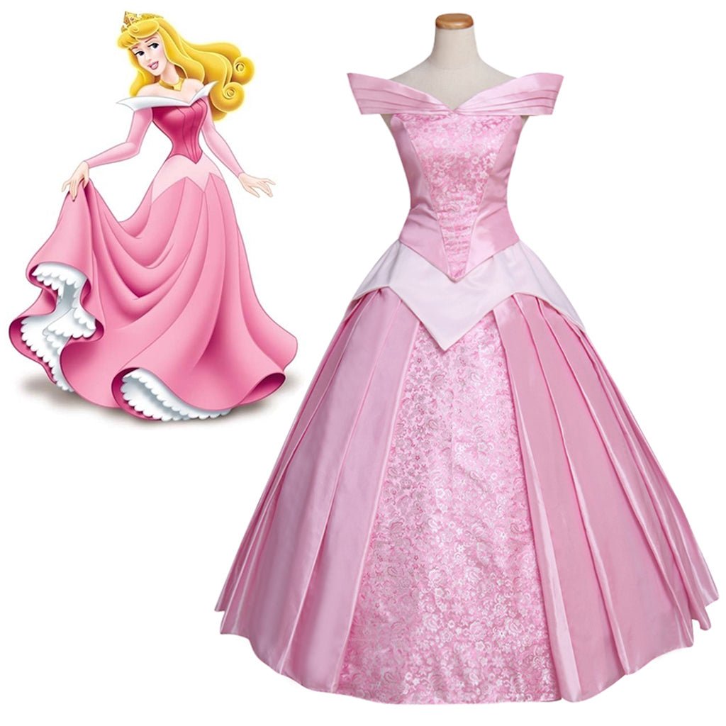 Halloweez Sleeping Beauty Royalty Cosplay Costumes | Aurora & Phillip Couple Set - Halloweez