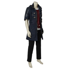 Halloweez DMC 5 Nero Cosplay Outfit - Adult Demon Hunter Long Jacket Halloween Costume - Halloweez