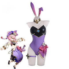 Halloweez Dori Bunny Girl Costume - Genshin Impact Sexy Women Jumpsuit Full Set - Halloweez