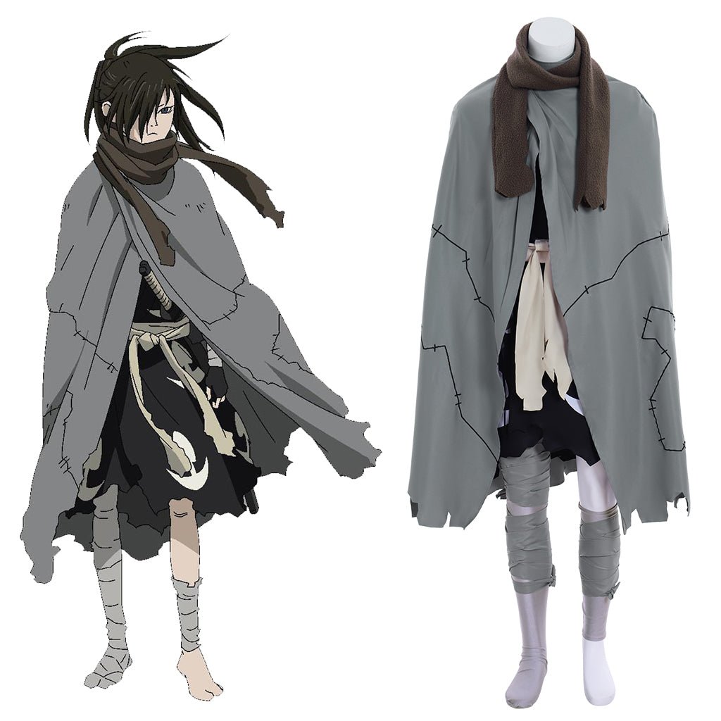 Halloweez - Hyakkimaru Cosplay Costume | Dororo Anime Warrior Outfit - Halloweez