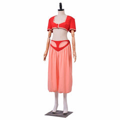 Halloweez Jeannie Cosplay Costume - Magical Belly Dance Dress Outfit - Halloweez