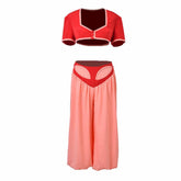 Halloweez Jeannie Cosplay Costume - Magical Belly Dance Dress Outfit - Halloweez