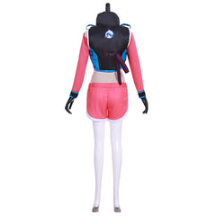Halloweez D.Va Hana Song Waveracer Cosplay Outfit | Overwatch Pink Swimsuit - Halloweez