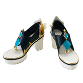 Genshin Impact Shenhe Cosplay Shoes High Heels for Anime Conventions and Performances - Halloweez