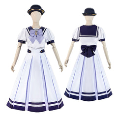 Pretty Derby Horse Girl Uniform 2D Cosplay Anime Game Costume Women's Dress Set - Halloweez