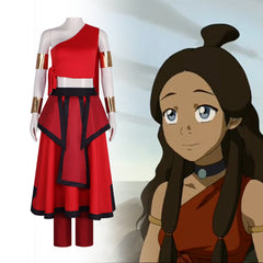 Avatar The Last Airbender Katara Cosplay Costume for Halloween and Role Play - Halloweez