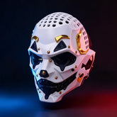 Cyberpunk Dark Mechanical Joker Full Face Mask Cos Prop for Halloween & Con