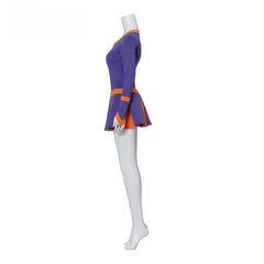Halloweez Purple Cheerleader Costume for Women - High School Cosplay Outfit - Halloweez