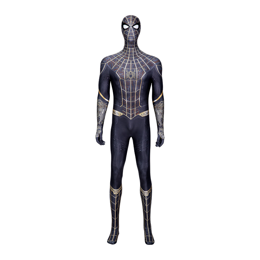 Halloweez Spider-Man No Way Home Cosplay Costume for Men - Hero Zentai Bodysuit, Ideal for Halloween & Carnival Parties - Halloweez