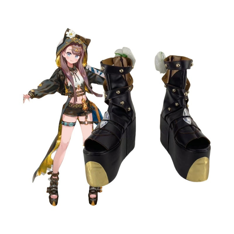 Arknights Pepe Cosplay Shoes for Anime Conventions and Performances - Halloweez