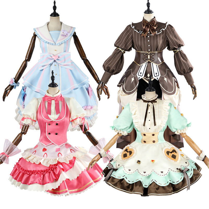 Shugo Chara! Sanrio Official Amu Hinamori Lolita Cosplay Costume - Halloweez