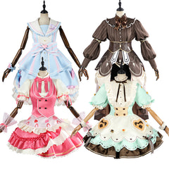 Shugo Chara! Sanrio Official Amu Hinamori Lolita Cosplay Costume - Halloweez