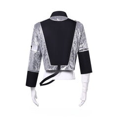 Michael Jackson Cosplay Costume, Superstar Stage Performance Outfit, Halloween Party Role Play Full Set - Halloweez