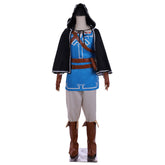 Halloweez Zelda: Breath of the Wild Link Cosplay Costume - Premium Hero Outfit Full Set - Halloweez